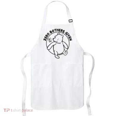 Cute Funny Zero Bothers Given Apron
