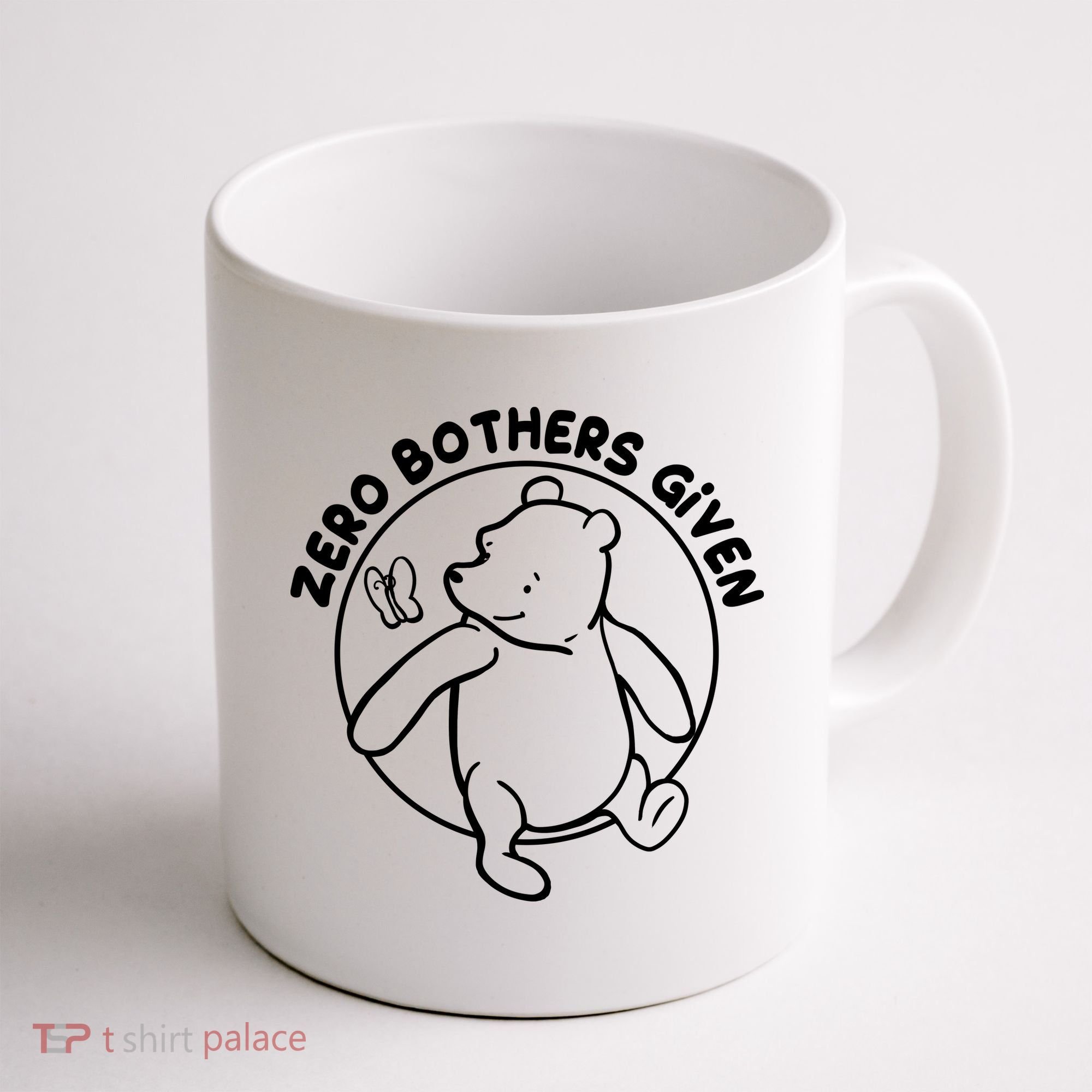 Cute Funny Zero Bothers Given Coffee Mug