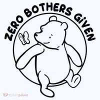 Cute Funny Zero Bothers Given Tumbler thumb 3