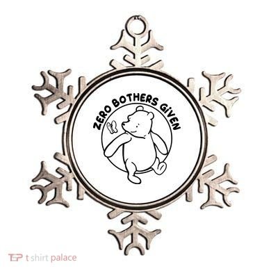 Cute Funny Zero Bothers Given Ornament