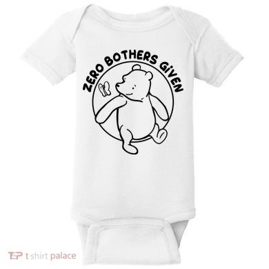 Cute Funny Zero Bothers Given Baby Bodysuit