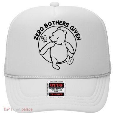 Cute Funny Zero Bothers Given Hat