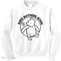 Cute Funny Zero Bothers Given Kids Sweatshirt thumb 0