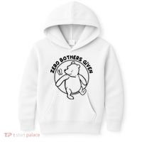 Cute Funny Zero Bothers Given Kids Hoodie thumb 0