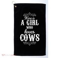 Cow Girl Golf Towel thumb 0