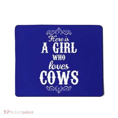 Cow Girl Mousepad