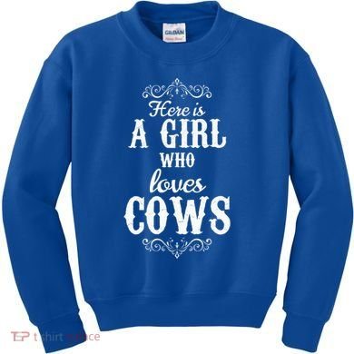 Cow Girl Kids Sweatshirt