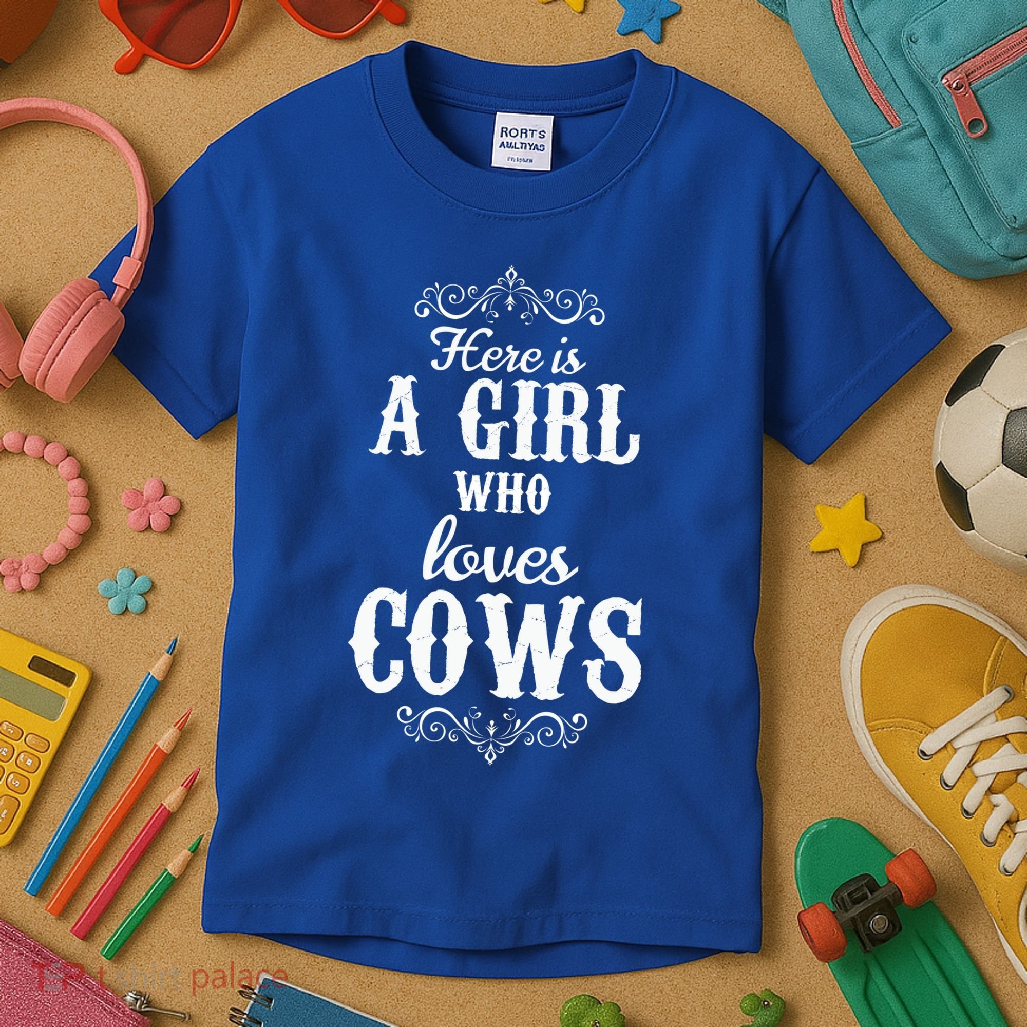 Cow Girl Kids T-Shirt