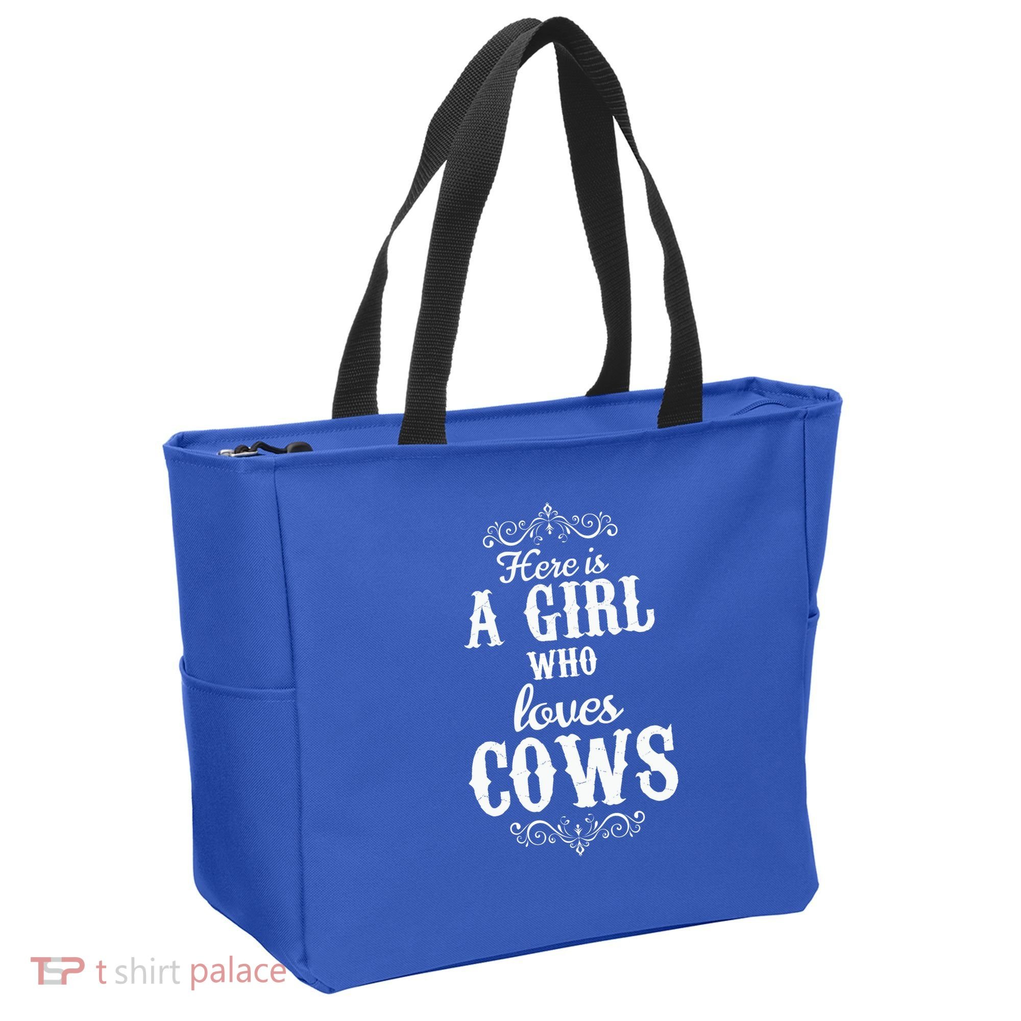 Cow Girl Tote Bag