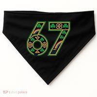 Celtic Graphic 67 Irish Clover Shamrock St Patricks Day USA-Made Doggie Bandana thumb 0