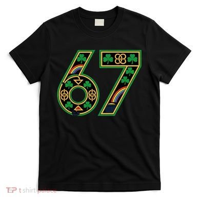 Celtic Graphic 67 Irish Clover Shamrock St Patricks Day T-Shirt