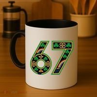 Celtic Graphic 67 Irish Clover Shamrock St Patricks Day Coffee Mug thumb 4