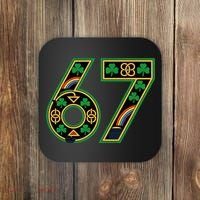 Celtic Graphic 67 Irish Clover Shamrock St Patricks Day Coaster thumb 0