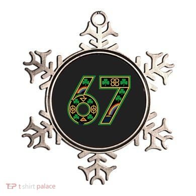 Celtic Graphic 67 Irish Clover Shamrock St Patricks Day Ornament