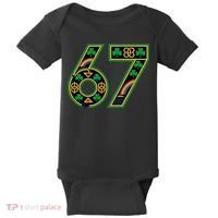 Celtic Graphic 67 Irish Clover Shamrock St Patricks Day Baby Bodysuit thumb 0