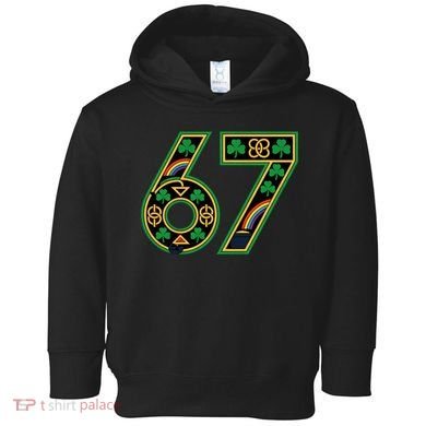 Celtic Graphic 67 Irish Clover Shamrock St Patricks Day Toddler Hoodie