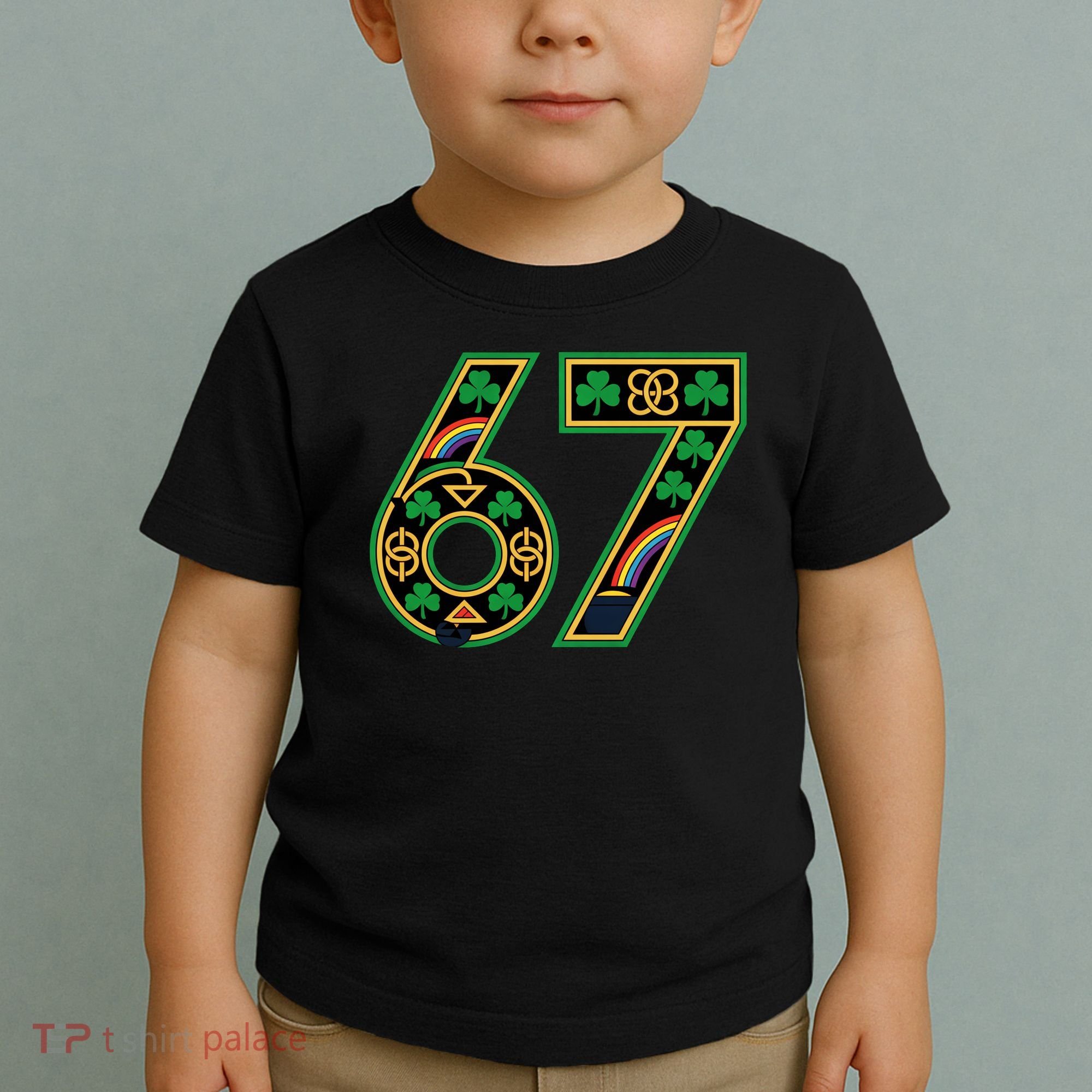 Celtic Graphic 67 Irish Clover Shamrock St Patricks Day Toddler T-Shirt
