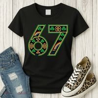 Celtic Graphic 67 Irish Clover Shamrock St Patricks Day Women's T-Shirt thumb 3