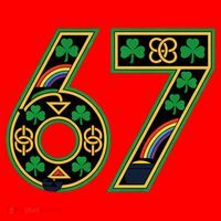 Celtic Graphic 67 Irish Clover Shamrock St Patricks Day Santa Hat thumb 1
