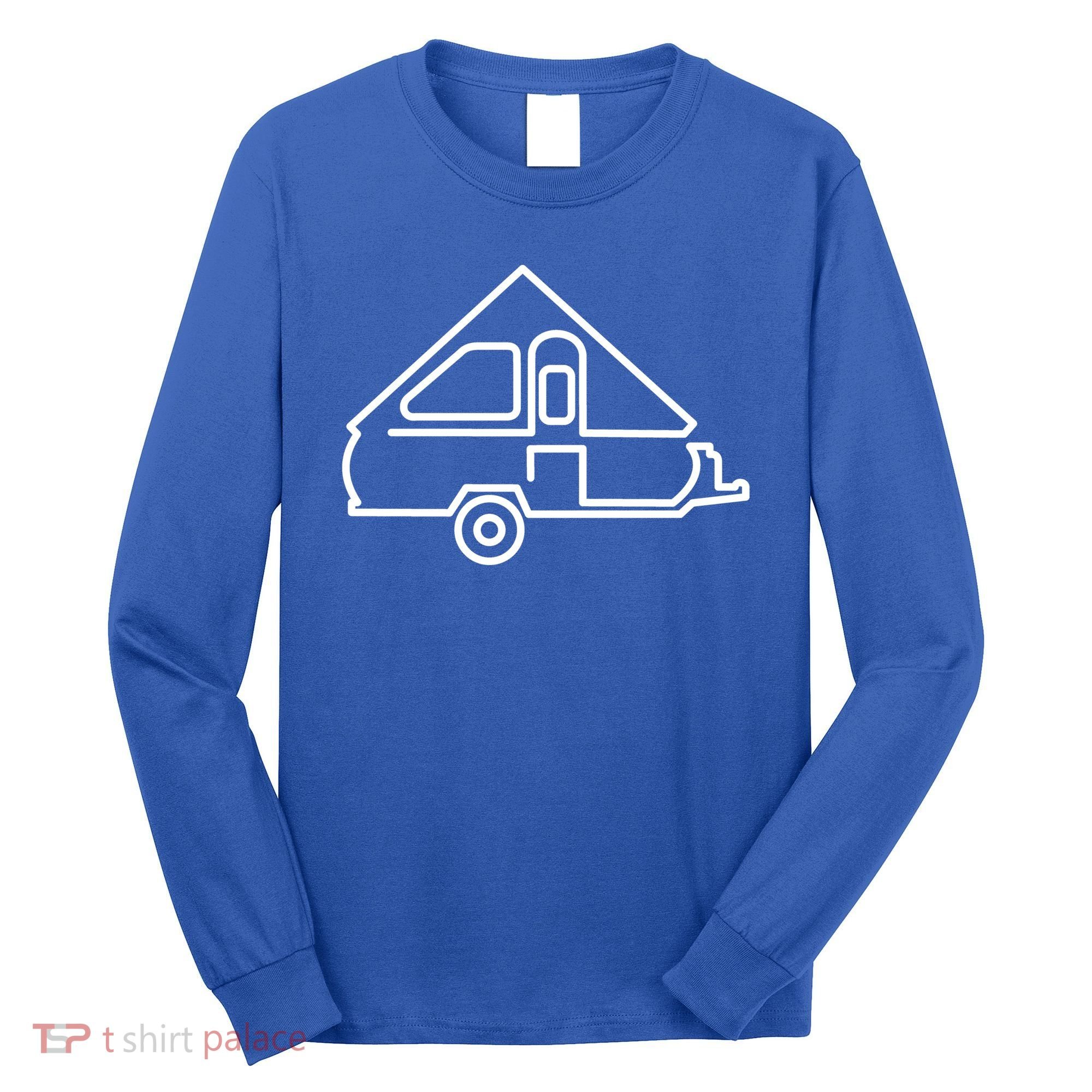Camping Gift Aliner Travel Trailer Afunny Giftframe Camper Long Sleeve Shirt