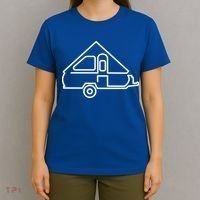 Camping Gift Aliner Travel Trailer Afunny Giftframe Camper T-Shirt thumb 4