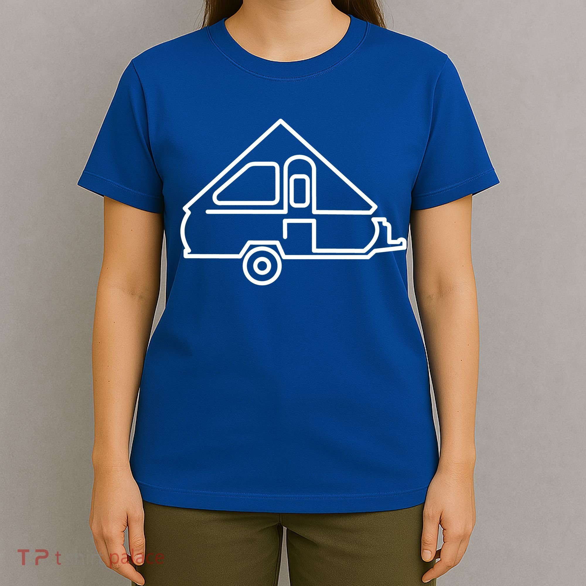 Camping Gift Aliner Travel Trailer Afunny Giftframe Camper T-Shirt