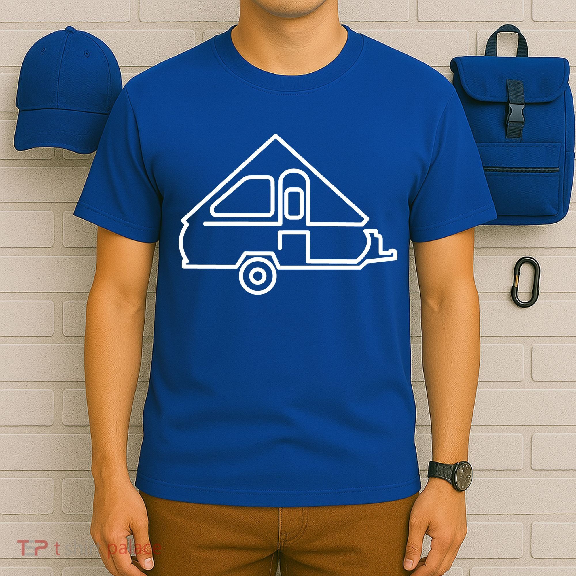Camping Gift Aliner Travel Trailer Afunny Giftframe Camper T-Shirt