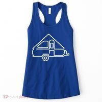Camping Gift Aliner Travel Trailer Afunny Giftframe Camper Women's Tank Top thumb 0