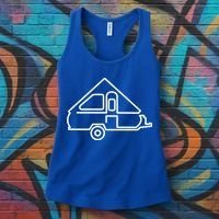 Camping Gift Aliner Travel Trailer Afunny Giftframe Camper Women's Tank Top thumb 3