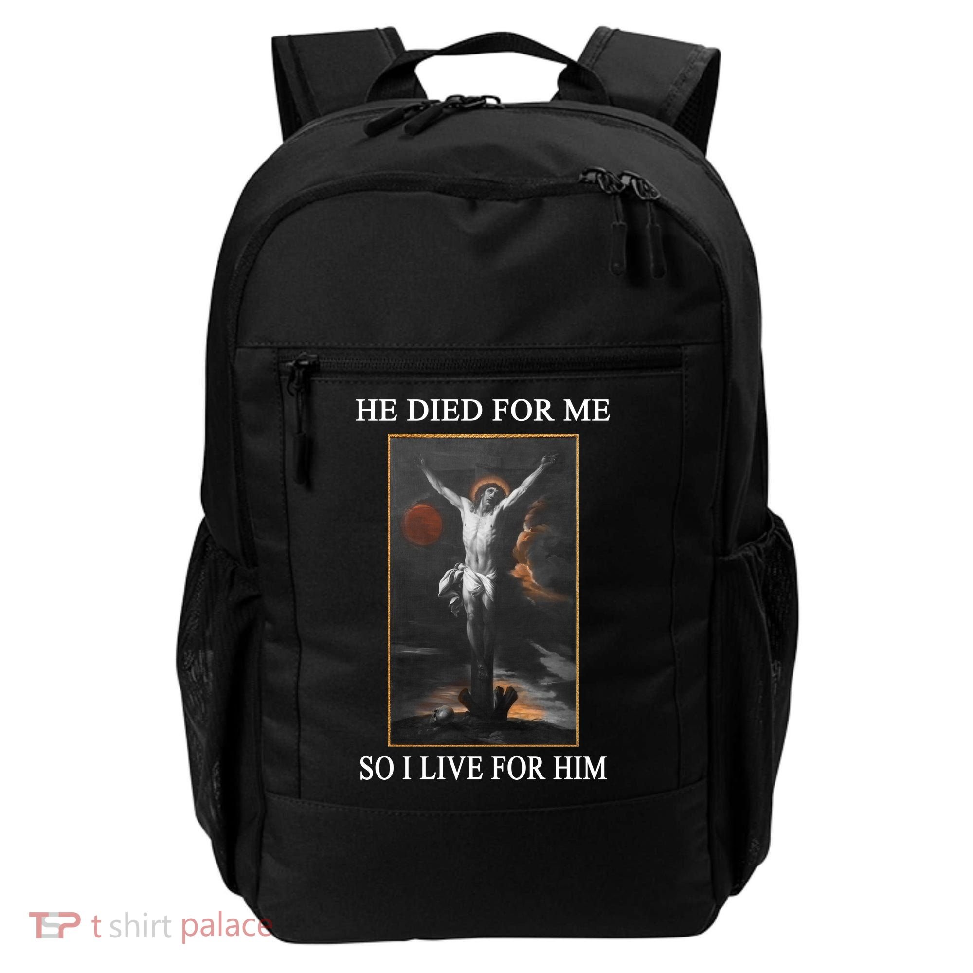 Christian Gospel And Bible Phrase For Our Lord Jesus Backpack