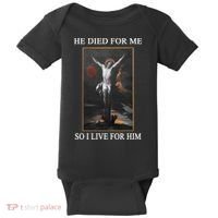 Christian Gospel And Bible Phrase For Our Lord Jesus Baby Bodysuit thumb 0