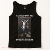 Christian Gospel And Bible Phrase For Our Lord Jesus Tank Top thumb 2