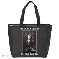 Christian Gospel And Bible Phrase For Our Lord Jesus Tote Bag thumb 0