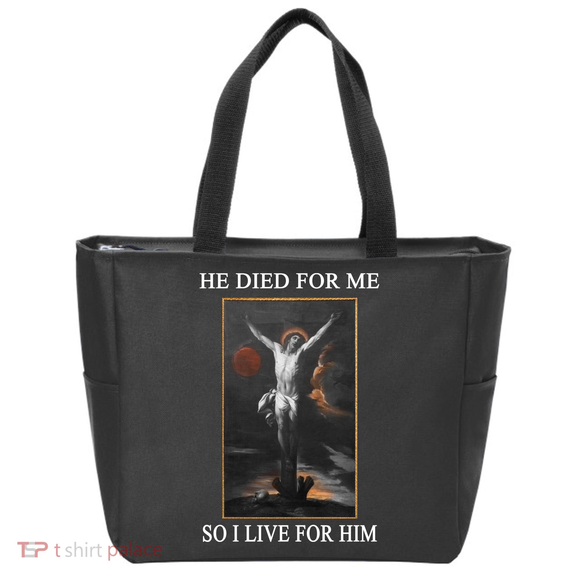 Christian Gospel And Bible Phrase For Our Lord Jesus Tote Bag