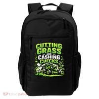 Cutting Grass And Cashing Checks Landscape Business Backpack thumb 0
