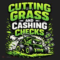 Cutting Grass And Cashing Checks Landscape Business District V.I.T. Heavyweight Hoodie thumb 2