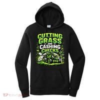 Cutting Grass And Cashing Checks Landscape Business Women's Hoodie thumb 0