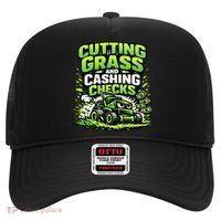 Cutting Grass And Cashing Checks Landscape Business Hat thumb 0
