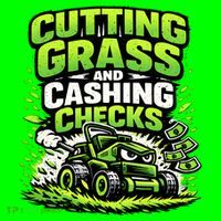 Cutting Grass And Cashing Checks Landscape Business Coaster thumb 2