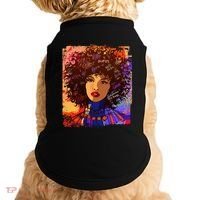 Coloful Graffiti Afro Woman Doggie Tank thumb 0