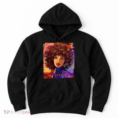 Coloful Graffiti Afro Woman Hoodie