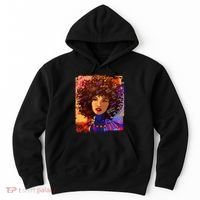 Coloful Graffiti Afro Woman Hoodie thumb 0