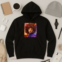 Coloful Graffiti Afro Woman Hoodie thumb 3