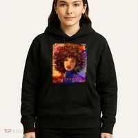 Coloful Graffiti Afro Woman Hoodie thumb 5