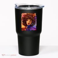 Coloful Graffiti Afro Woman Tumbler thumb 0