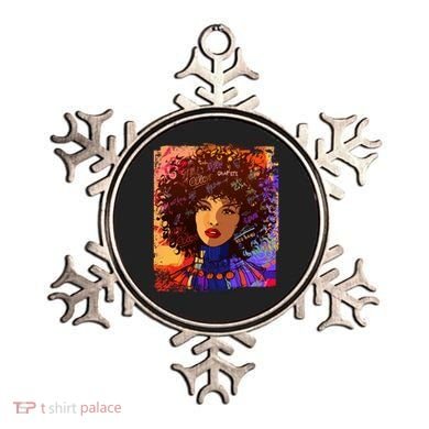 Coloful Graffiti Afro Woman Ornament