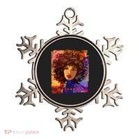 Coloful Graffiti Afro Woman Ornament thumb 0