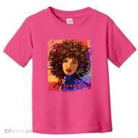 Coloful Graffiti Afro Woman Toddler T-Shirt thumb 0
