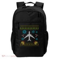 Christmas Gift Airplane Pilot Christmas Ugly Backpack thumb 0