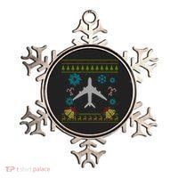 Christmas Gift Airplane Pilot Christmas Ugly Ornament thumb 0
